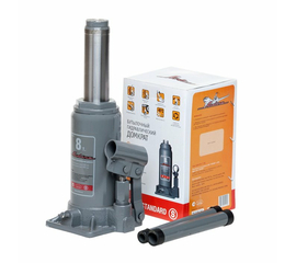 Домкрат бутылочный 8т S (MIN - 200 мм, MAX - 405 мм) AirLine AJ-B-08S