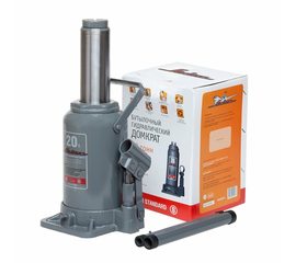 Домкрат бутылочный 20т S (MIN - 235 мм, MAX - 440 мм) AirLine AJ-B-20S