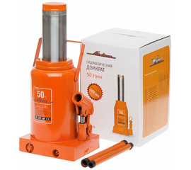 Домкрат бутылочный 50т(MIN - 285 мм, MAX - 465 мм) AirLine AJ-B-50