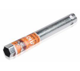 Ключ свечной трубчатый 16*160мм с резиновой вставкой AirLine AK-S-02