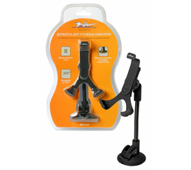 Держатель для телефона/навигатора на лобовое стекло/панель приборов на длинной штанге AirLine AMS-U-07