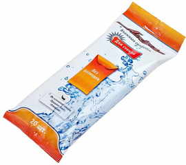 Салфетки влажные для стеклянных поверхностей (20 шт.) AirLine AN-M-01