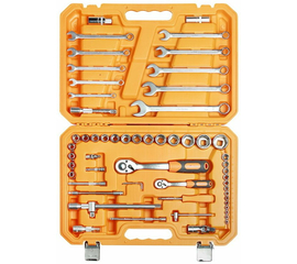 Набор инструментов универсальный 59 предметов + фонарь, пласт.кейс AirLine AT-59-06