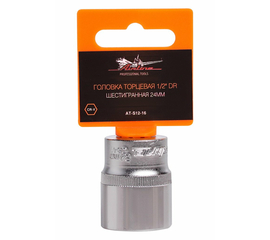 Головка торцевая 1/2" DR шестигранная 24мм AirLine AT-S12-16