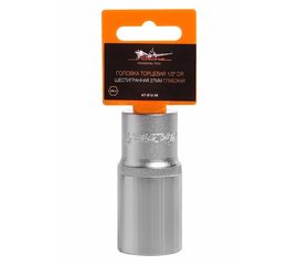 Головка торцевая 1/2" DR шестигранная 27мм глубокая AirLine AT-S12-36