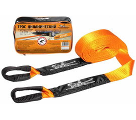 Трос динамический 10 т, 8 м + сумка (стропа рывковая) AirLine ATR-D-10