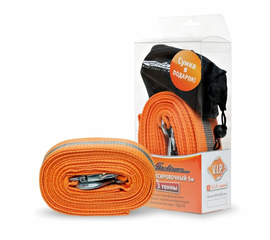 Трос VIP буксировочный лента 3 т, 5 м с сумкой AirLine ATR-P-3