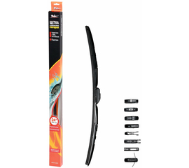 Щетка стеклоочистителя 600 мм (24") гибридная, 8 адаптеров AirLine AWB-H-600