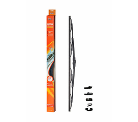 Щетка стеклоочистителя 700 мм (28") каркасная, 4 адаптера AirLine AWB-K-700