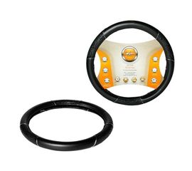 Оплетка из искусственной кожи, женская модель, цвет - черный/принт, 40 см / L AirLine AWC-CM-06L