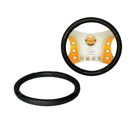 Оплетка из искусственной кожи с перфорацией, цвет – черный, 36 см / S AirLine AWC-SL-01S