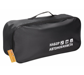 Сумка для набора автомобилиста с шелкографией (45х15х15 см), Чёрная AirLine ANA-BAG-01