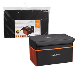 Органайзер большой в багажник, с крышкой, жест.корпус (50*31*30 см), черн./оранж. AirLine AO-BT-08