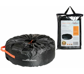 Набор чехлов на колеса R13-17 комплект 4 шт., цвет черный/оранжевый AirLine AO-WC-10