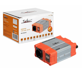 Инвертор 12В-220В, 300 Вт AirLine API-200-02