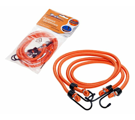 Резинки-стяжки набор 2 шт. 80 см, D-8 мм (металлические крючки) AirLine AS-R-02