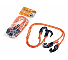 Резинки-стяжки набор 2 шт. 80 см, D-8 мм (пластиковые крючки) AirLine AS-R-03