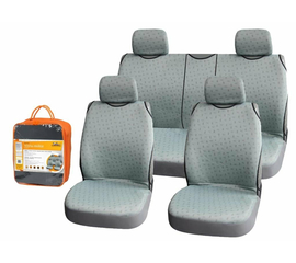 Чехлы-майки "Виспер" комплект передние/задние, цвет серый, материал жаккард AirLine ASC-KV-06