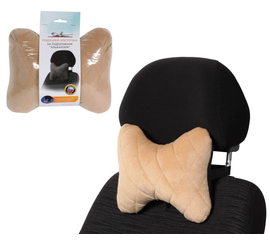 Подушка-косточка на подгол. "Алькантара", 1 шт., бежевая AirLine ASP-B-03