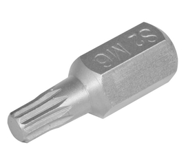 Бита вставка SPLINE M6 3/8" длина 30мм AirLine AT-B-39