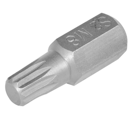 Бита вставка SPLINE M8 3/8" длина 30мм AirLine AT-B-40