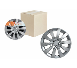 Колпаки колесные 13" "Торнадо", серебристый, карбон, компл. 2 шт. AirLine AWCC-13-06