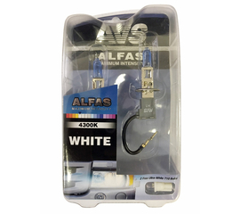 Газонаполненные лампы AVS "Alfas" 24V 4300К H1, комплект 2 шт.