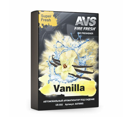 Ароматизатор Super Fresh (Ваниль/Vanilla) (гелевый) AVS US-001