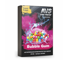 Ароматизатор Super Fresh (Бабл гам/Bubble gum) (гелевый) AVS US-003