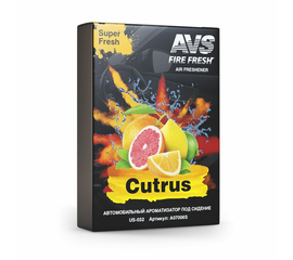 Ароматизатор Super Fresh (Цитрус/Citrus) (гелевый) AVS US-030