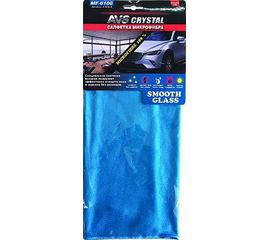 07 Салфетка микрофибра особого плетения для стекол и зеркал AVS MF-6106 (35х40см) (1шт)