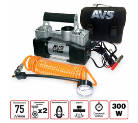 Компрессор автомобильный AVS KS750D
