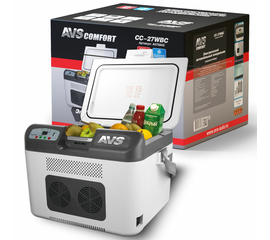 Холодильник автомобильный AVS CC-27WBC (27л 12В/24В/220В)