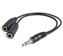 Кабель AVS аудио разветвитель 3, 5 jack - 2 * 3, 5 jack (аудио) AU-622