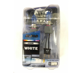 Газонаполненные лампы AVS "Alfas" 24V 4300К H7, комплект 2 шт.
