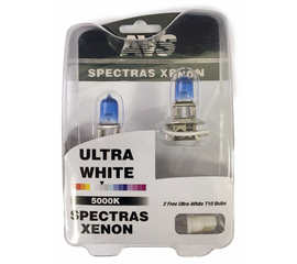 Газонаполненные лампы AVS "Spectras" 5000K H3 комплект 2+2 (T-10) шт.
