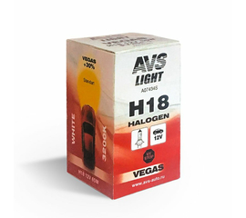 Галогенная лампа AVS Vegas H18.12V.65W (1 шт.)