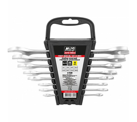 Набор ключей гаечных рожковых AVS на держателе, 6-22 мм, 8 предметов, K1N8P