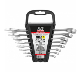 Набор ключей гаечных комбинированных AVS на держателе, 6-19 мм, 8 предметов, K3N8P
