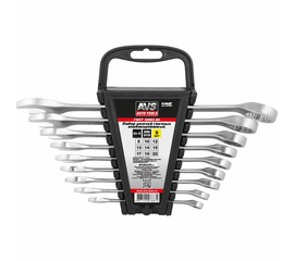 Набор ключей гаечных комбинированных AVS на держателе, 8-22 мм, 9 предметов, K3N9P
