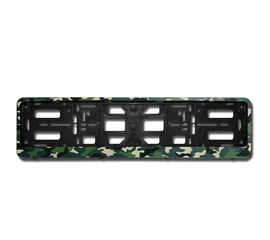 Рамка под номерной знак "Taiga" двусоставная (камуфляж) AVS RN-18