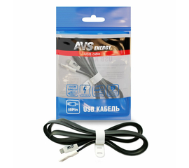 Кабель AVS для iphone 5 (1м) IP-551 (плоский)