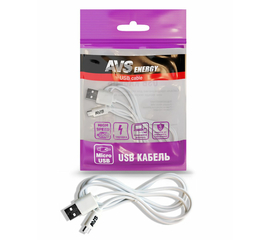 Кабель AVS micro USB (1м) MR-311