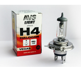 Лампа галогенная AVS Vegas H4.12V.60/55W (1 шт.)