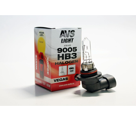 Лампа галогенная AVS Vegas HB3/9005.12V.65W (1 шт.)
