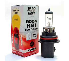Лампа галогенная AVS Vegas HB1/9004.12V.65/45W (1 шт.)