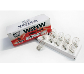 Лампа AVS Vegas 24V. W21W (W3x16d) BOX (10 шт.)