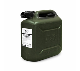 Канистра топливная пластик.10л. (тёмн.зелён.) AVS TPK-Z 10