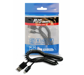 Кабель AVS для iphone 5 (2м, витой) IP-52