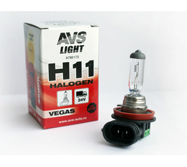 Лампа галогенная AVS Vegas H11.24V.70W (1 шт.)